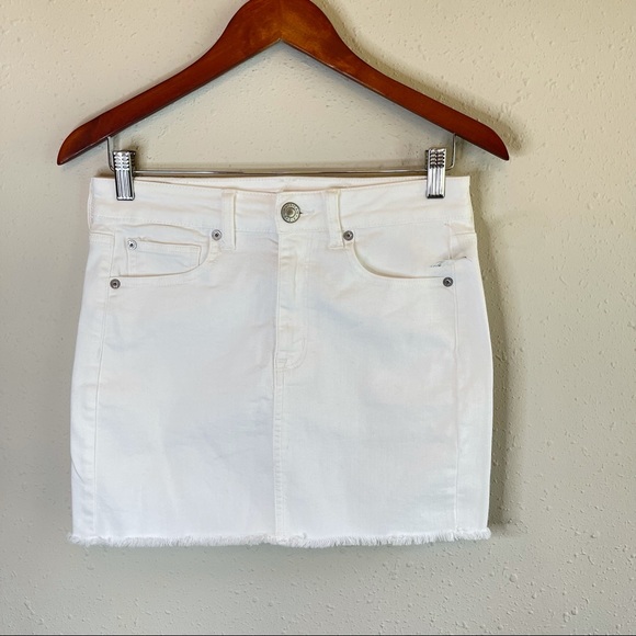 American Eagle High Rise Mini Jean Skirt/Sz:6/NWT - Picture 4 of 12
